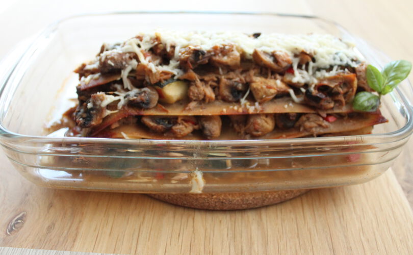 Koolhydraatarme tonijn lasagne