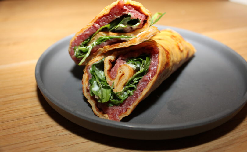 Wrap met carpaccio