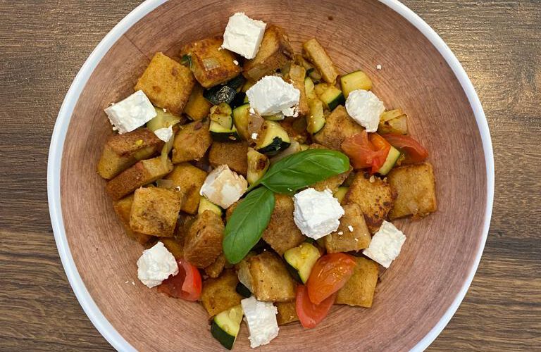 Koolhydraatarme panzanella